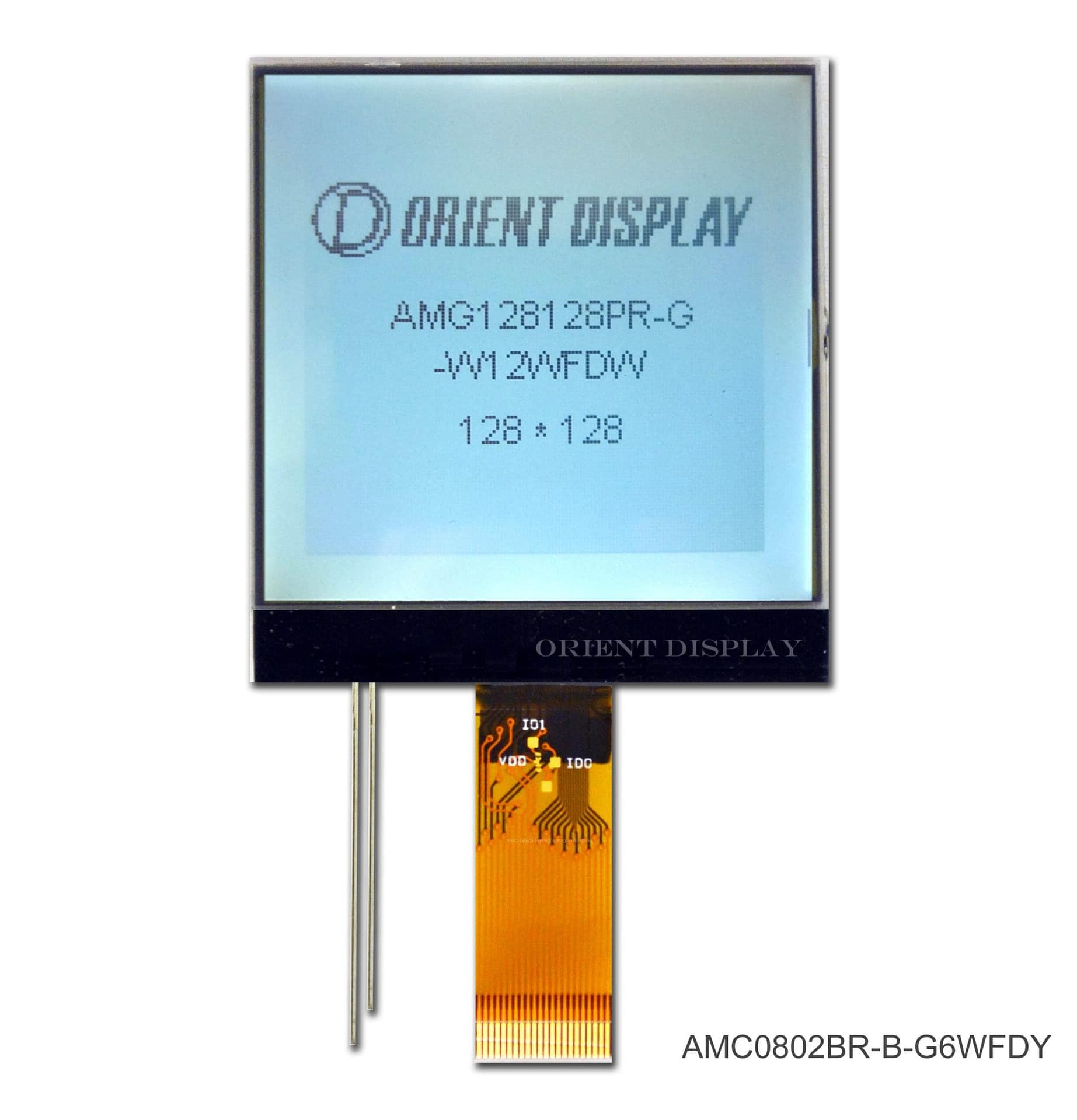 AMG128128PR-G-W12WFDW (2.1" 128x128 COG LCD Module)