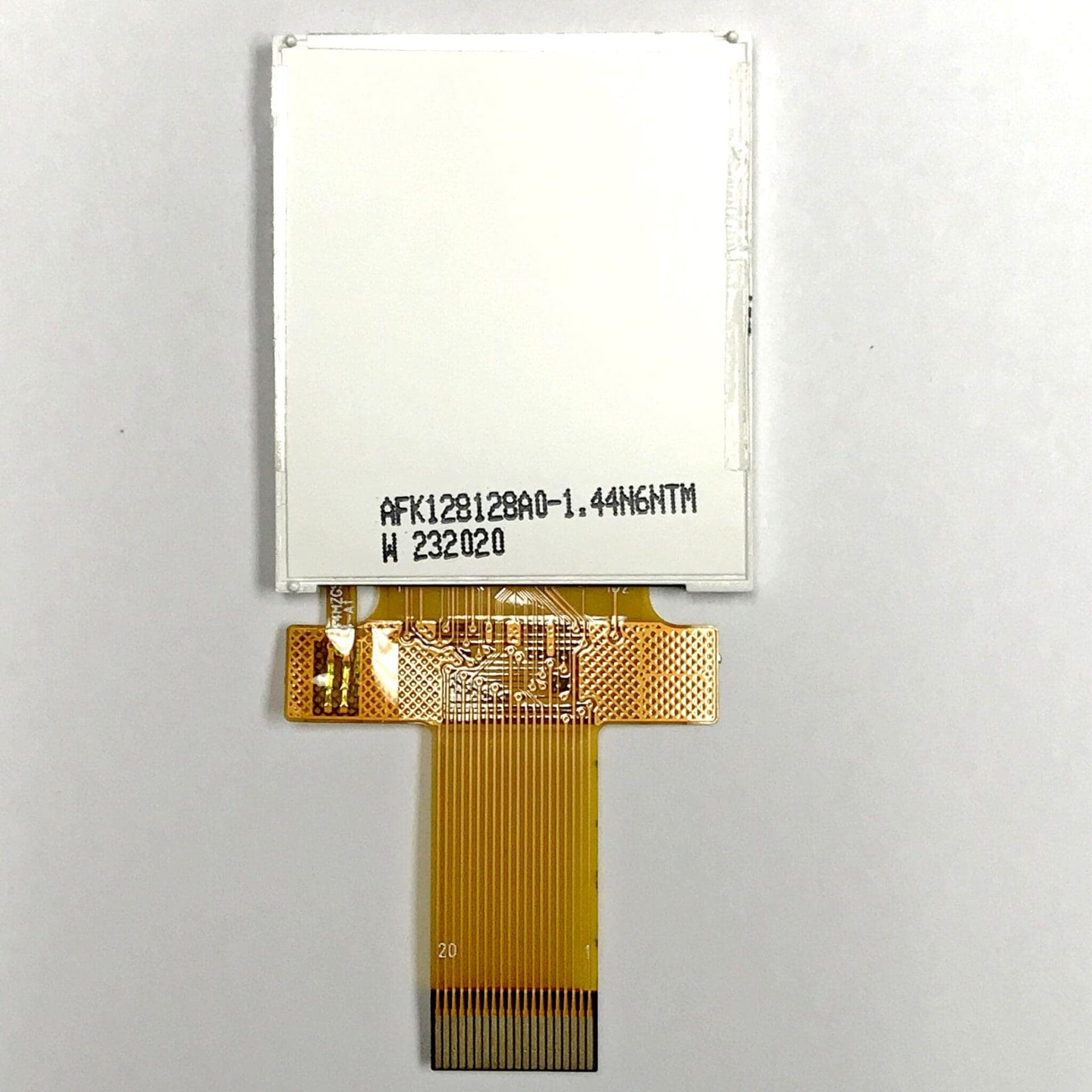 1.44" TN display, 128x128, 500 Nits, MCU/SPI Interface