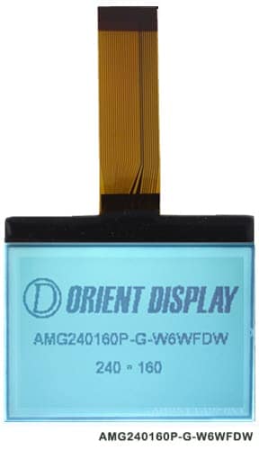 2.5 240×160 cog graphic lcd module