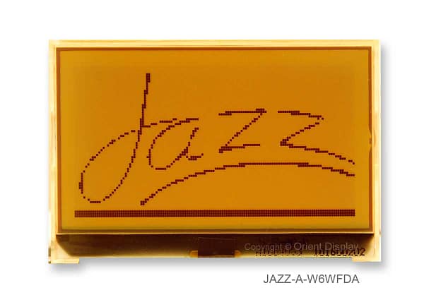 JAZZ A-W6WFDA Module (LCD+BL, Graphic COG 128x64)