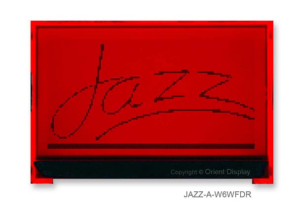 JAZZ-A-W6WFDR Module (LCD+BL, Graphic COG 128x64)