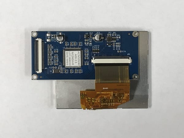 3.5" TFT Full Control Platform, 320x240, with Resistive Touch Panel