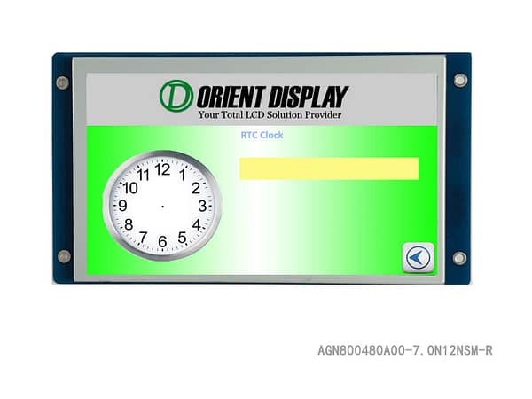 AGN800480A00-7.0N12NSM-R (7" Full-Graphic Display with Resistive TP)