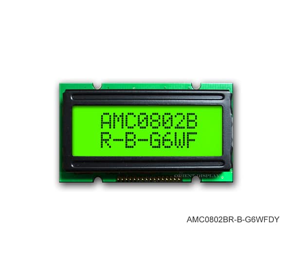 AMC0802BR-B-G6WFDY (8x2 Character LCD Module)
