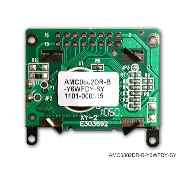 AMC0802DR-B-Y6WFDY (8x2 Character LCD Module)