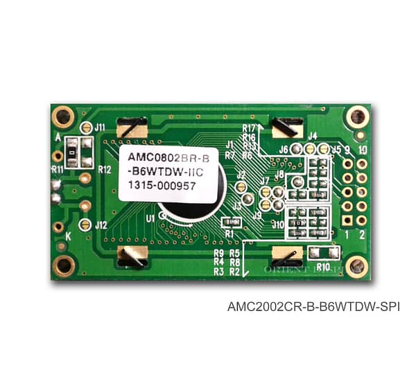 AMC0802BR-B-B6WTDW-I2C (8x2 Character LCD Module - I2C Interface)