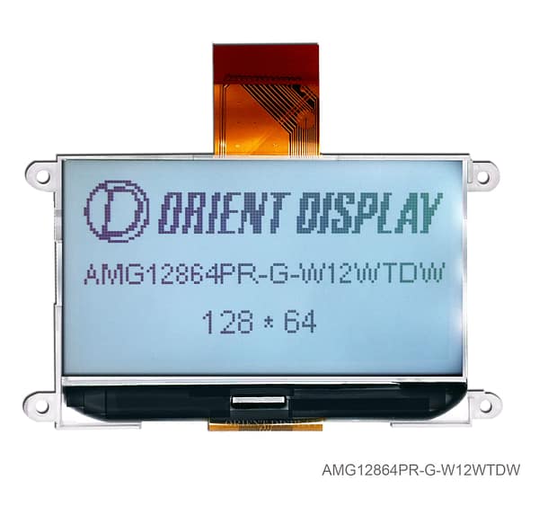 AMG12864PR-G-W12WTDW (2.9" 128x64 COG LCD Module)