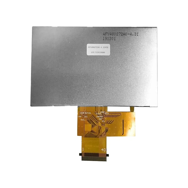 4.3 inch 480272 Sunlight Readable IPS TFT display Backside