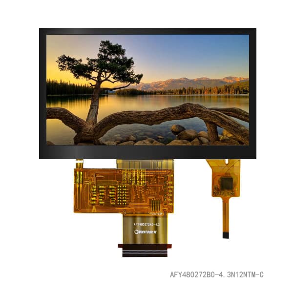 4.3" TFT, 480x272, 420 Nits with Capacitive Touch Panel