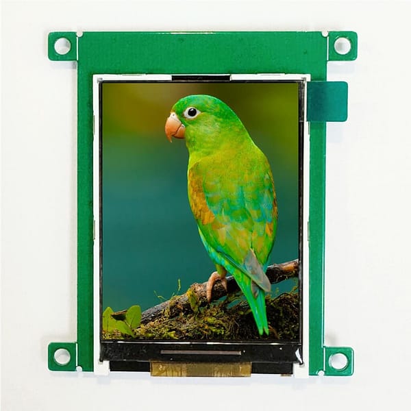 2.4'' TN TFT display with UART interface, 240x320, 460nits