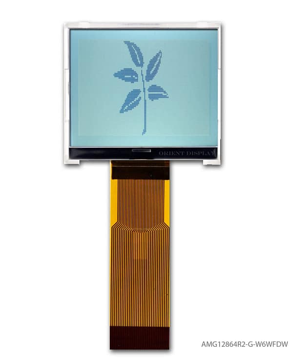 AMG12864R2-G-W6WFDW (1.7" 128x64 COG LCD Module)