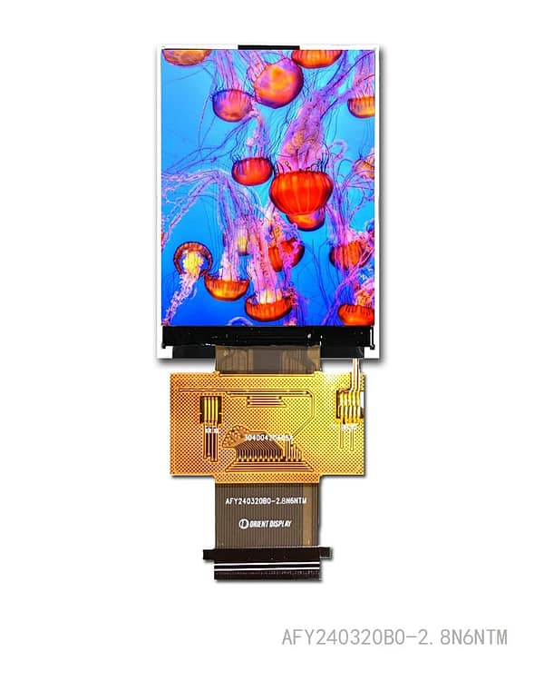 2.8" TFT, 240x320, 460 Nits