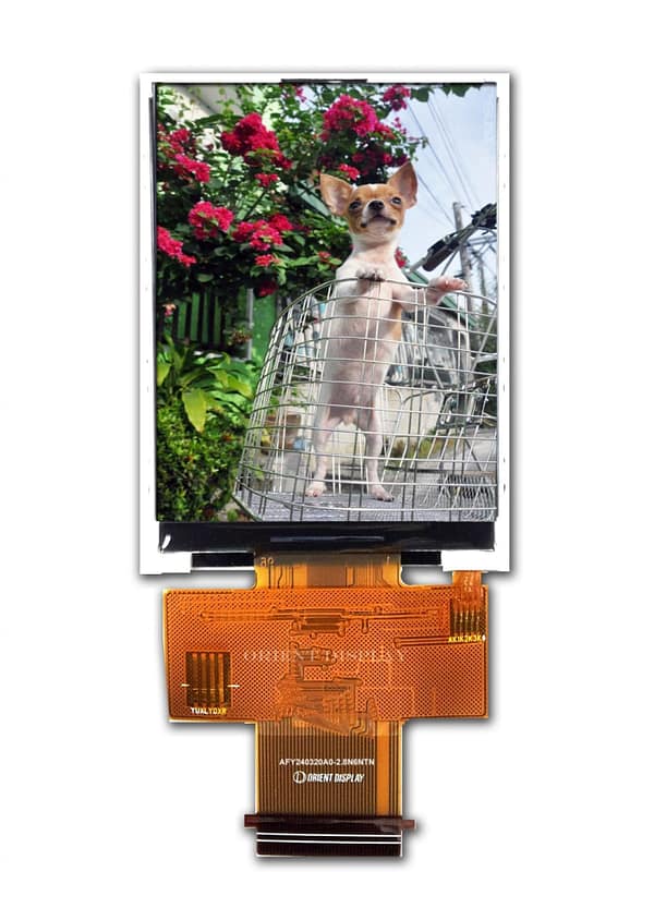 2.8" TFT, 240x320, 450 Nits