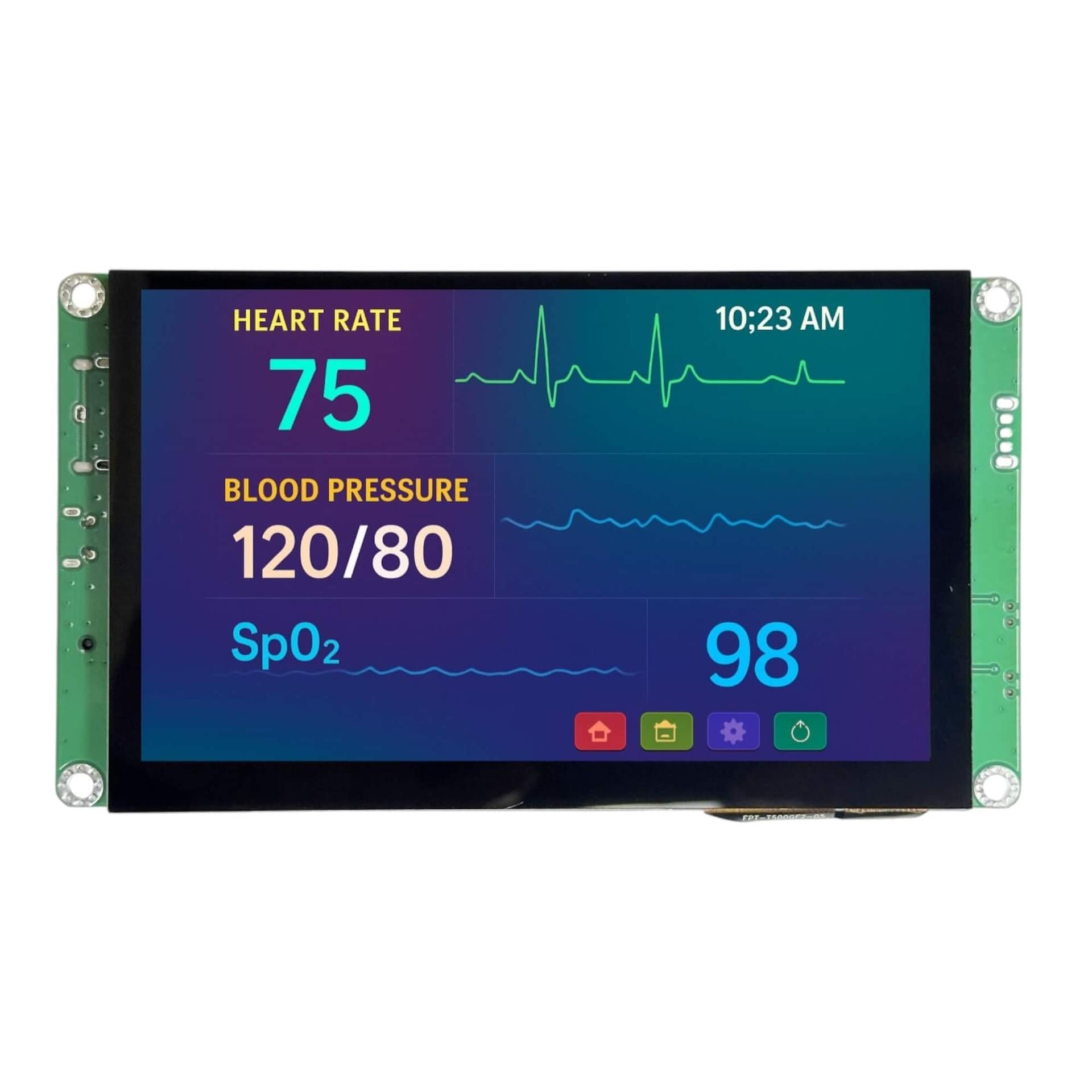 5.0" Raspberry Pi TFT with CTP, 800×480, 1000 Nits, HDMI/USB Interface