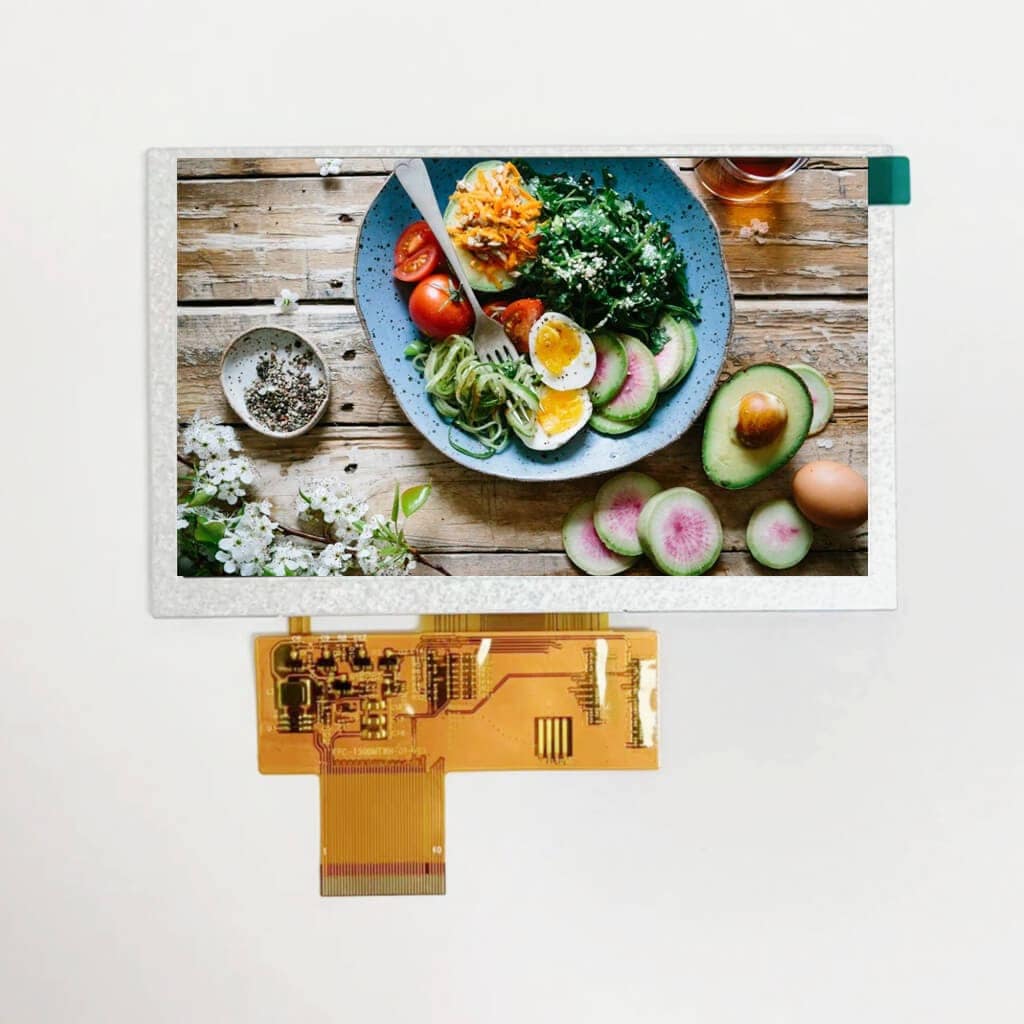 5.0" TFT, 800x480, High Brightness 1000 Nits