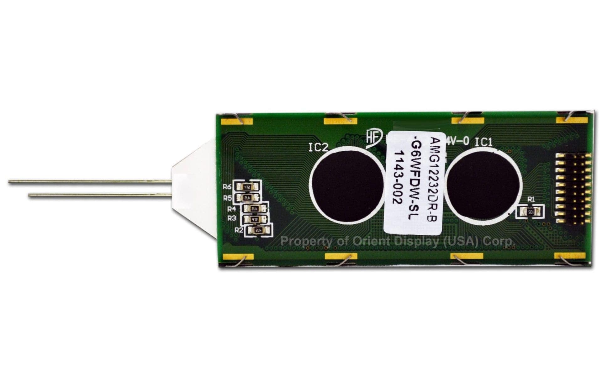 AMG12232DR-B-G6WFDW (2.2" 122x32 Graphic LCD Module)