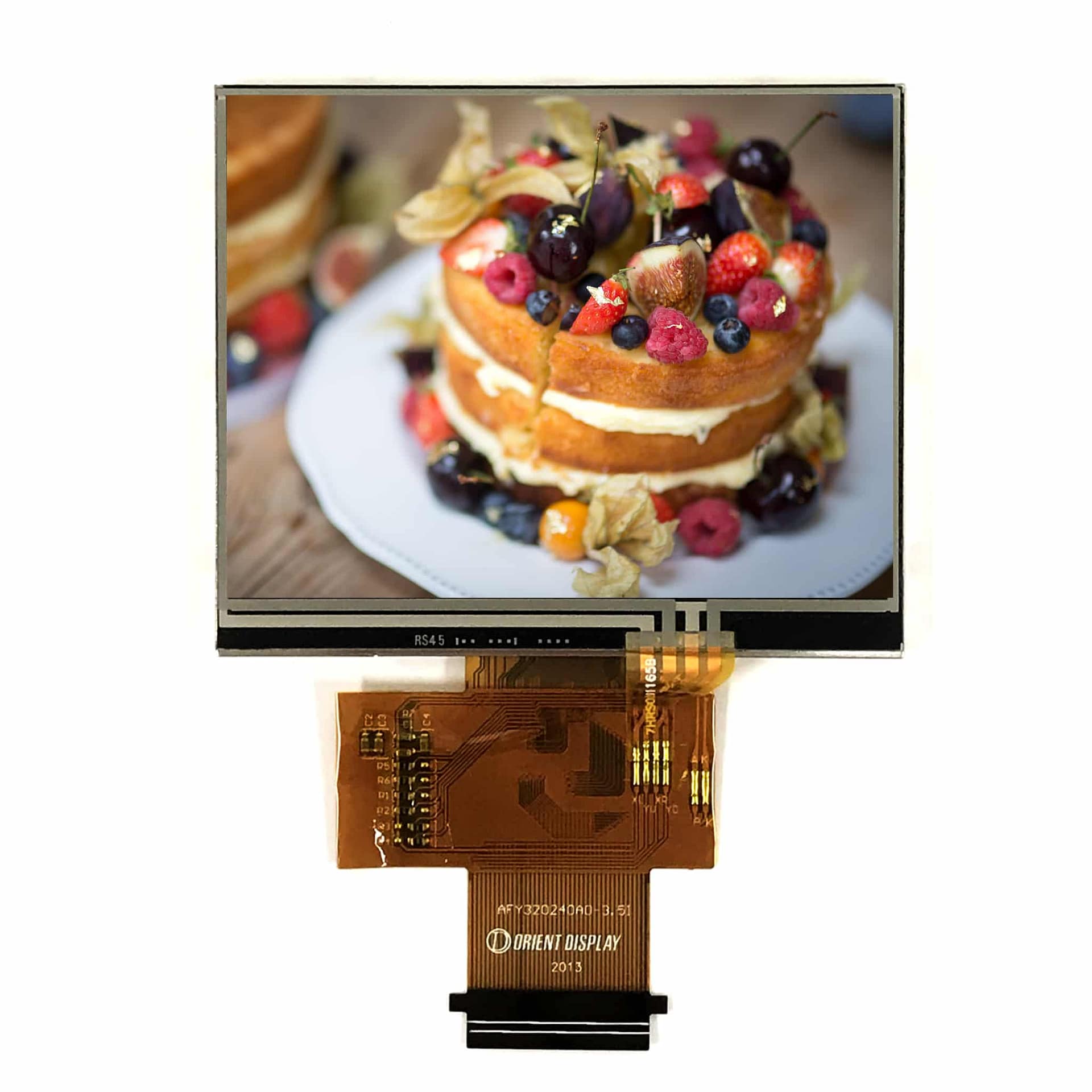 3.5" Sunlight Readable IPS, 320x240, 800 Nits with Resistive Touch Panel
